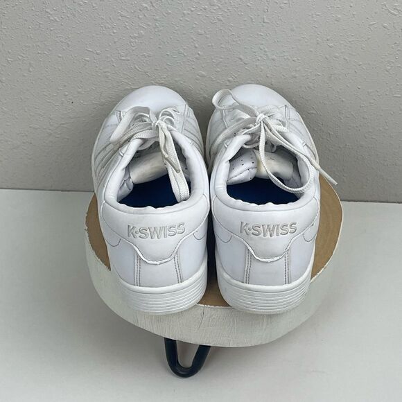 Pre-Owed Women's K-Swiss Hoke CMF Low Top White Sneakers Shoes Size 10 - Picture 4 of 6